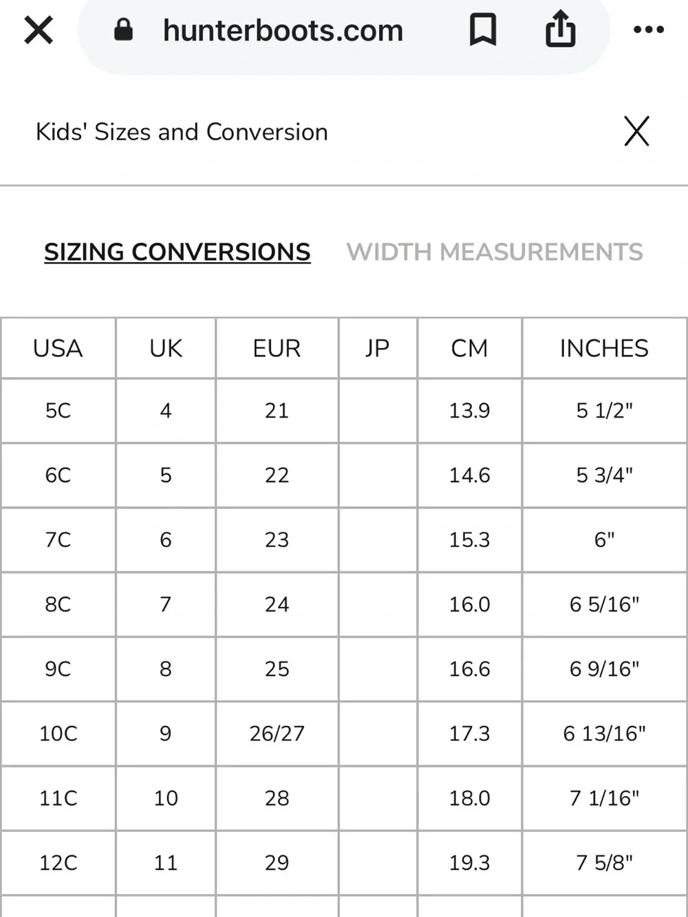 Hunter Original Rain Boots boots - Kids 11